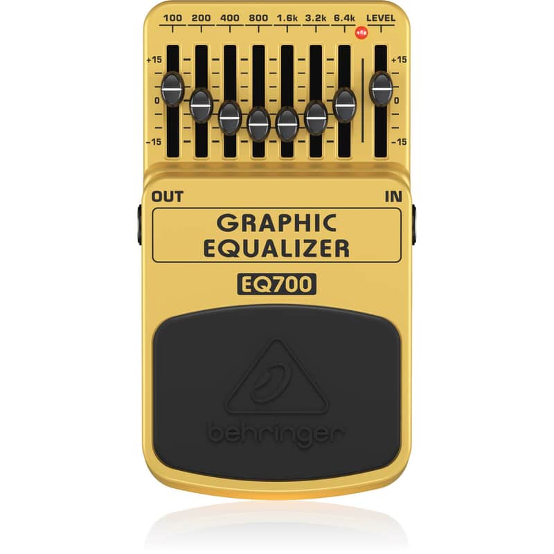 Behringer EQ700 7-Band Graphic Equalizer Pedal for Guitar image 1