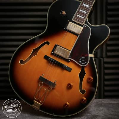 Epiphone Joe Pass Emperor II Sunburst Made in Korea image 1