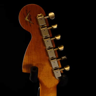 2024 Fender Custom Limited Edition Roasted "Big Head" Stratocaster® Relic® - Aged Vintage White image 7
