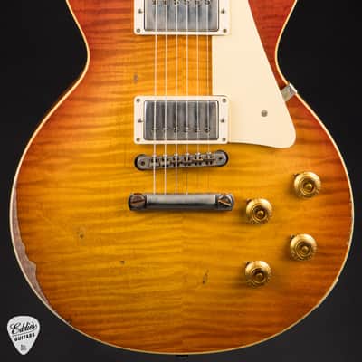 2021 - Gibson Custom Shop Made 2 Measure Murphy Lab '59 Les Paul Standard Murphy Painted Ultra Heavy Aged Abiline Sunset Burst image 2