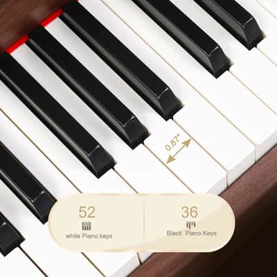 88 Key Full Weighted Digital Electric Piano,Headphone For Beginner image 5