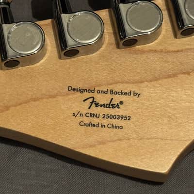 2025 Squier FSR Sonic Stratocaster Loaded Neck, Maple image 4