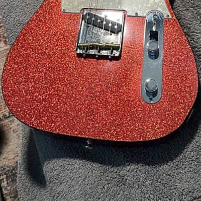 Fender Custom shop Telecaster 2003 - Double bound Red Sparkle image 9