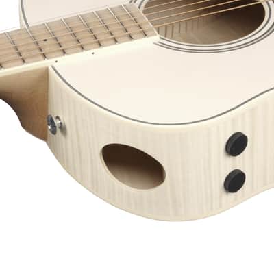 Ibanez AAM370E-OAW Advanced Acoustic 2024 - Present - Open Pore Antique White image 5