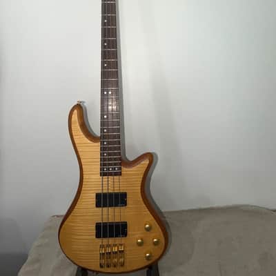 Schecter Stiletto Custom-4 Active 4-String Bass 2010s - Natural Satin image 1