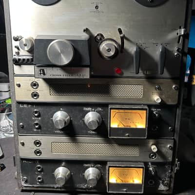 CROSS FIELD AKAI M-8 Stereo Tube Reel-to-Reel - Working Tube Preamps - PLAY Needs Belt image 1