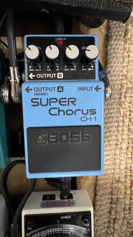 Boss CH-1 Super Chorus (Dark Gray Label) 2001 - Present - Blue image 1