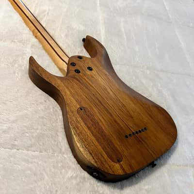 Custom Ibanez 7 String 25.5" Scale w/ Australian "Koa" aka Tasmanian Blackwood Body In Great Condition image 10