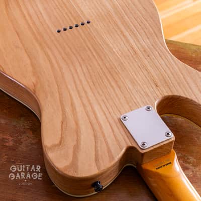 Fender Japan Telecaster neck on a custom Thinline Wenge top ash body with binding - 3 kg - handwound pickups - 4-way wiring image 13