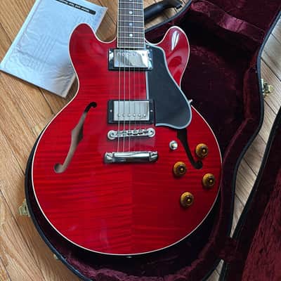 Gibson Custom Shop CS 336 Figured Top Cherry Red w/ OHSC & Case Candy MINT image 4