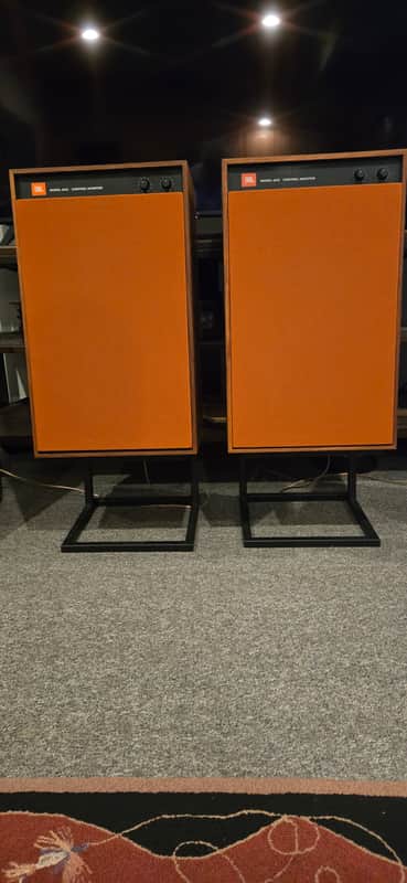 Excellent Pair of JBL 4312 Studio Monitors and Grilles image 1