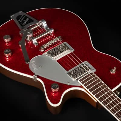 2019 Gretsch G6129T Players Edition Duo Jet FT - Red Sparkle | Japan Single Cutaway Filter'Tron Pickups Locking Tuner Bigsby | OHSC image 9