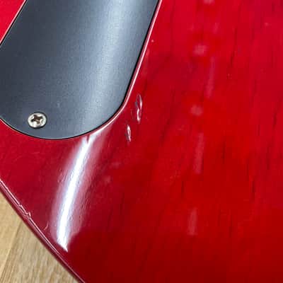 B.C. Rich Mockingbird Bass Platinum Series 1998 - Red image 15