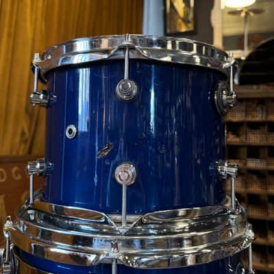 USED 1996 DW Pre-Collectors Birch Drum Set in Dark Blue Lacquer w/ Mini Turret Lugs - 18x22, 8x10, 9x12, 10x14, 12x16 image 9