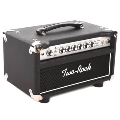 Two Rock Studio Signature 35W Head Silver Anodize Chasis w/Black Bronco Tolex & Silver Knobs image 2