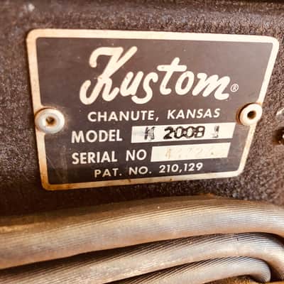 Kustom K200B Tuck N' Roll Bass Amp Head image 7
