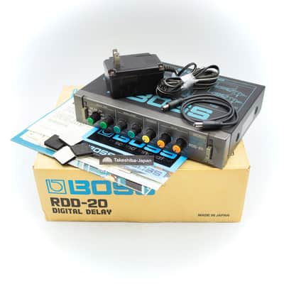 Boss RDD-20 Digitel Delay With Original Box Power Supply Made in Japan Guitar Effect Micro Rack image 1