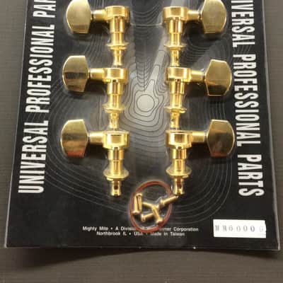 Mighty Mite Vintage Gibson Style Gold Tuners (3x3) w/ Mounting Screws image 1
