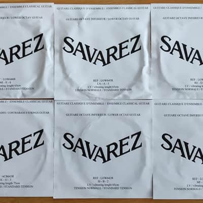 Savarez LOW640R Lower Octave NT Guitar Strings (650mm scale), Full set - NEW image 3