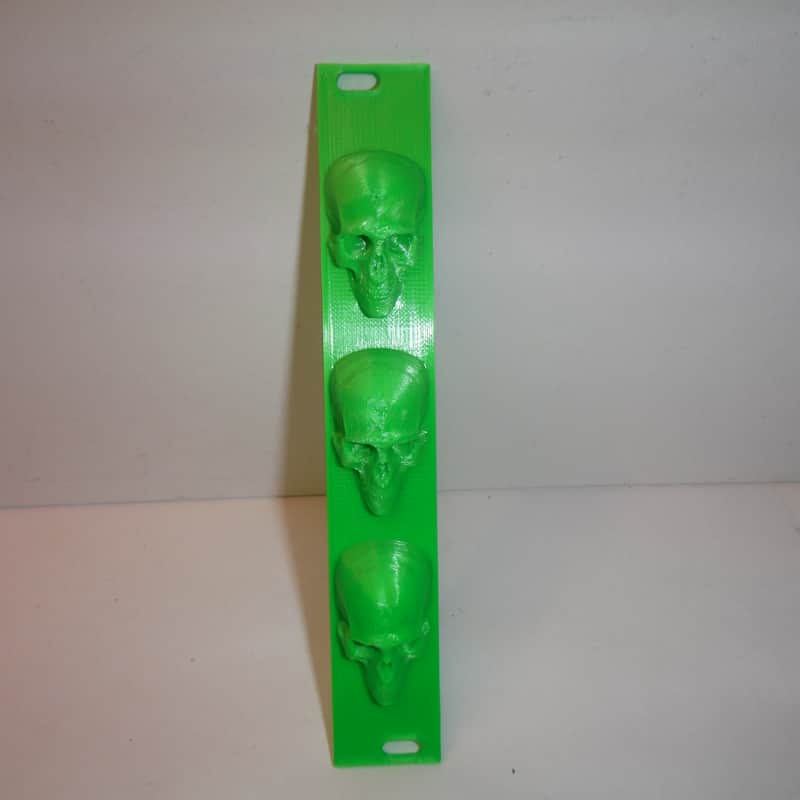 Synthportal green 3d skull panel Mint+ 2025 - green image 1