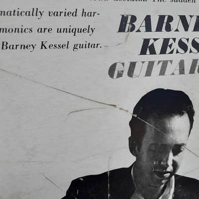 Vintage Circa 1961 Gibson Barney Kessel Guitar Countertop Dealer Display Sign! Rare, Original Music Store Advertising! image 4