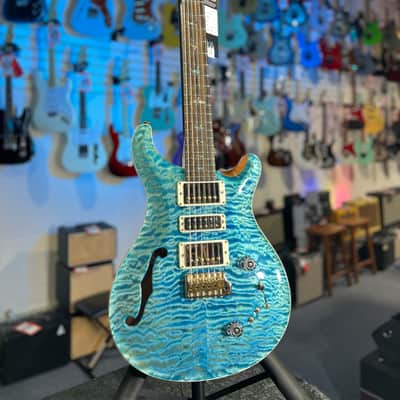 PRS 2025 Wood Library Special 22 Semi Hollow, Custom - Quilt, Aquableaux, Paisley Case, Signature Dealer / 555 image 7