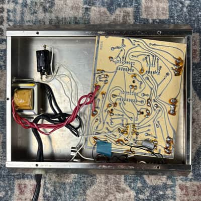 1970s Electro-Harmonix The Clone Theory (Black & Silver (No Red) Reverse / Inverse Variant) Vintage Chorus Vibrato Guitar Effect Pedal! image 7