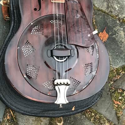 1937 National Triolian Resophonic Steel body Tenor image 10