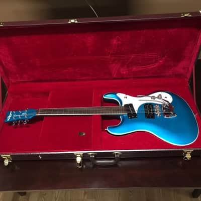 Hallmark Custom 60 Mosrite Clone Candy Blue image 3