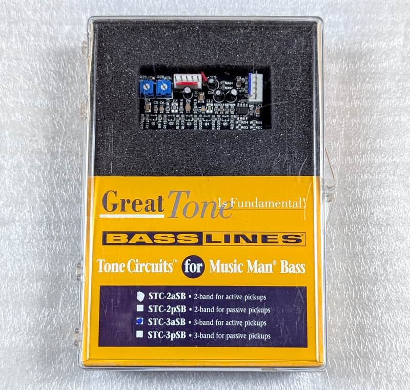 SEYMOUR DUNCAN Steve Bailey Signature STC-3ASB 3-Band Bass Preamp for Active Pickups - NEW image 1