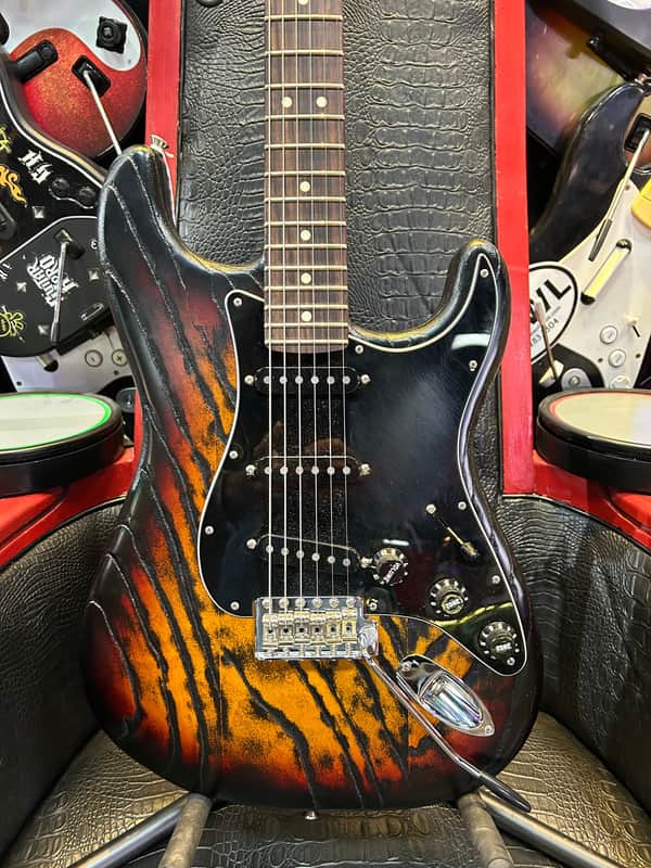 Fender American Performer Stratocaster- Sandblasted Sunburst w/ Gig Bag (Pre-Owned) image 1