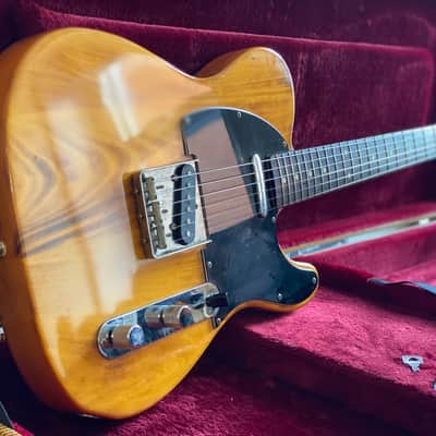Fender Telecaster '52 Reissue Vintage FujiGen E-Serial 1988 Charcoal Burst w/ Hardcase image 1
