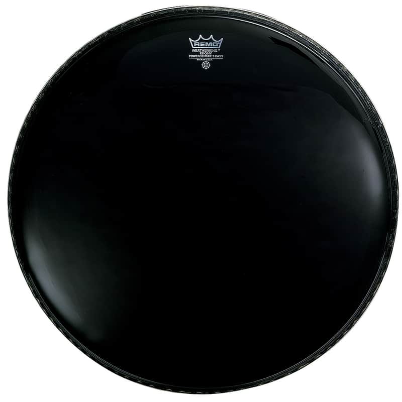 Remo Powerstroke P3 Ebony Bass Drum Head 26" image 1