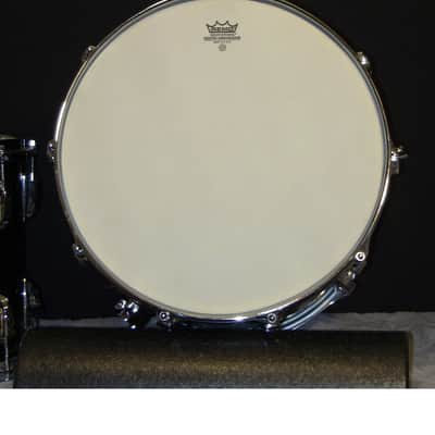 Ludwig 70's -90's Mixed lot of 3 drums in Black Galaxy Sparkle /True Black Glass Glitter image 13