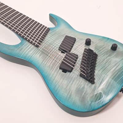 Agile Pendulum Pro 102730 EB CP Oceanburst Fan Fret 10 String Multi Scale Guitar image 3
