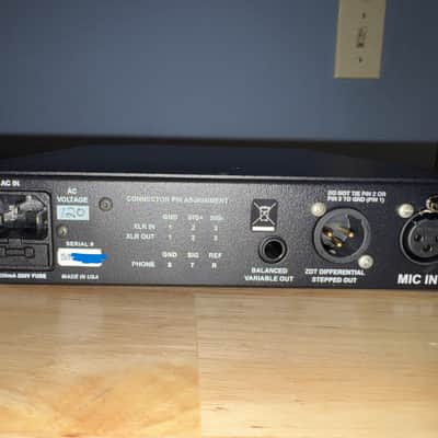 Earthworks 1021 ZDT Series Single Channel Zero Distortion Microphone Preamp 2010s - Black image 2