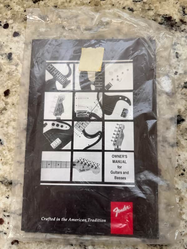 Fender Owners Manual  1994 stratocaster telecaster precision jazz bass image 1