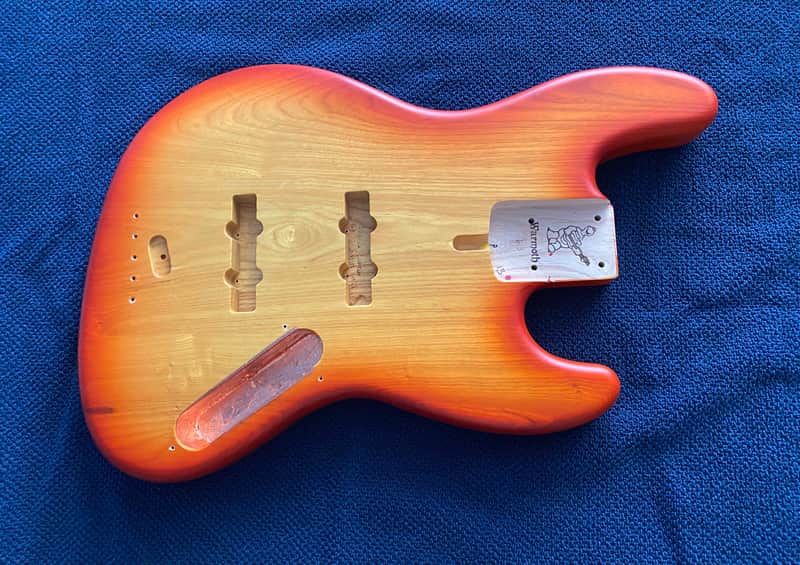 Warmoth Jazz Style Bass Guitar Body 2000’s - Matte image 1
