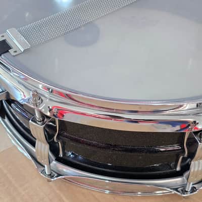 Ludwig Acrolite 14"x5" Black Galaxy Finish 1990s image 12