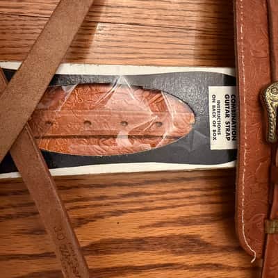 Ace Leather Strap 1960 - Country Western Tooled Leather image 2