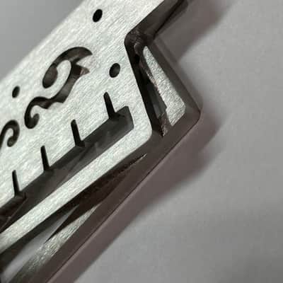 Phred Instruments Retrofit Wolf Style Tailpiece for Guitars with Stop Tailpiece - Stainless Steel or Brass image 3