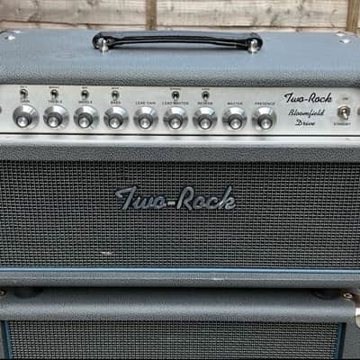 Two Rock Bloomfield Drive 100/50 Watt head and Cab - Silver Tolex image 7