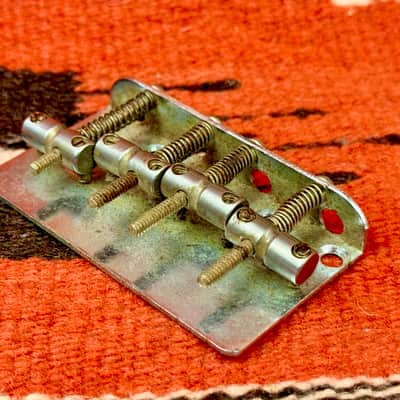 1970's Fender Precision Bass or Jazz Bass Guitar Bridge Circa 1974-1979 image 5