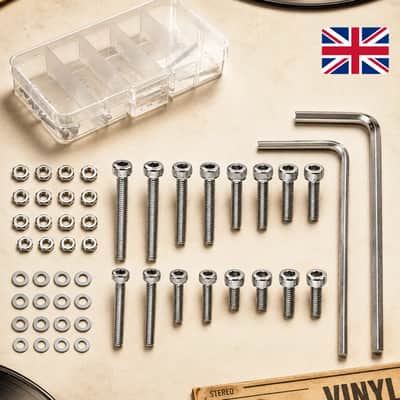 Turntable Headshell Cartridge Mounting Fixing Kit Steel Screws Universal - 50pcs - UK image 2