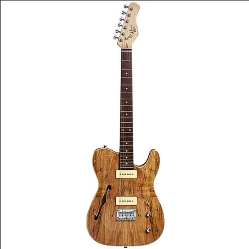 Michael Kelly 59 Thinline Electric Guitar - Spalted Maple | Reverb
