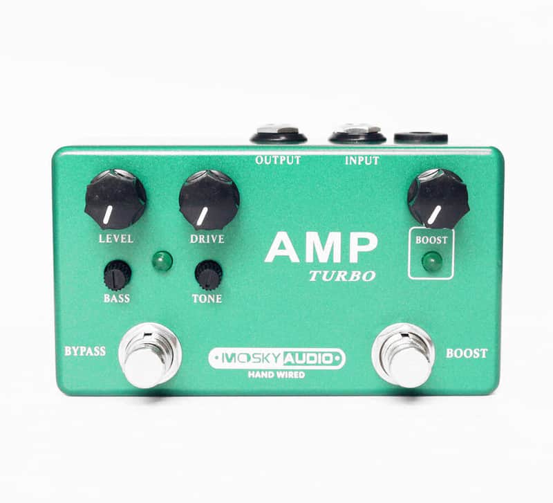 Mosky AMP TURBO Handmade Preamp Overdrive and Boost Guitar Effect True Bypass New image 1