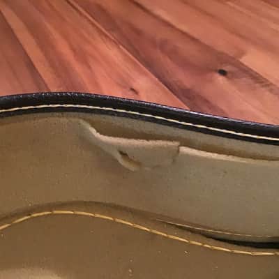 Unknown Vintage Chipboard Electric Guitar Hard Case 1970s Black image 9
