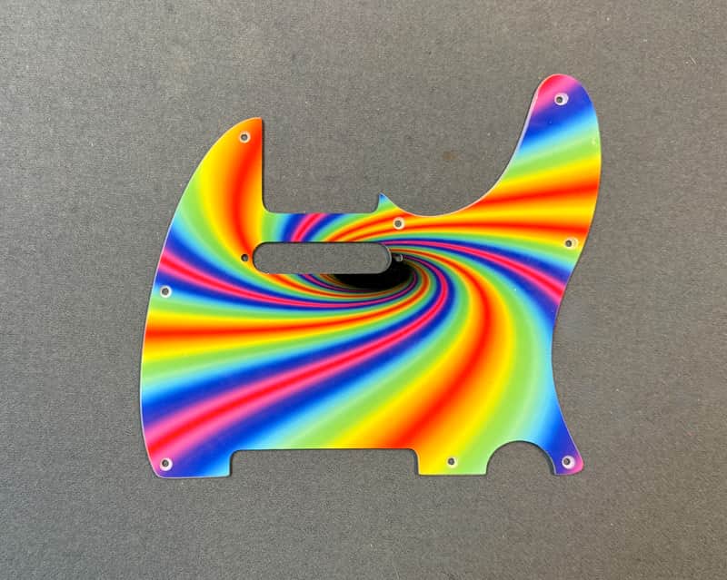 Rainbow Tele Pickguard image 1