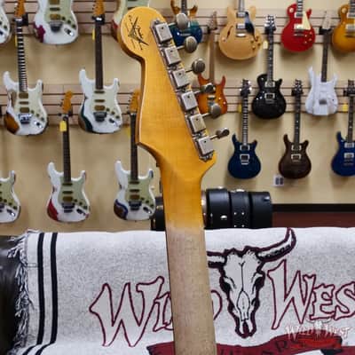 2026 Fender Custom Shop Black Lightning Stratocaster Floyd Rose HSS Rosewood Board Heavy Relic Candy Tangerine 8.05 lbs image 12