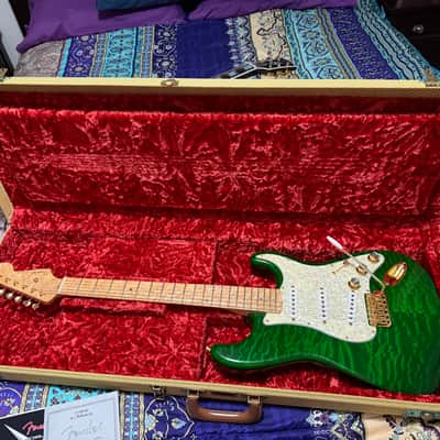 Fender Stratocaster Masterbuilt 2000 - Emerald Green image 1